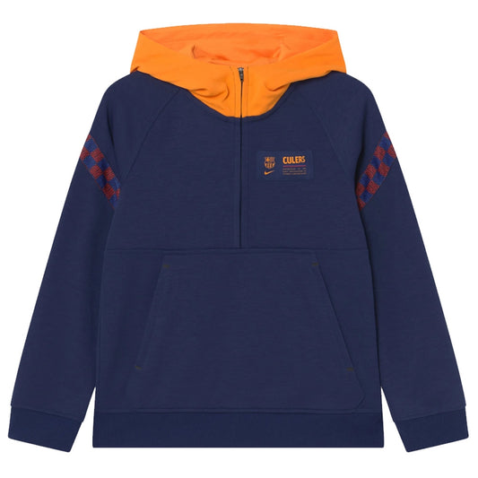 2021-2022 Barcelona Travel Fleece Hoodie (Blue Void)_1