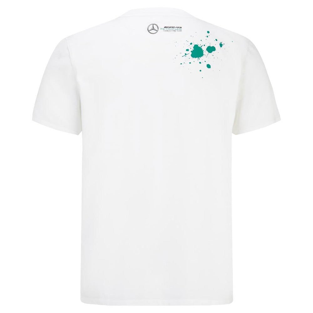 2022 Mercedes George Russell #63 T-Shirt (White)_1