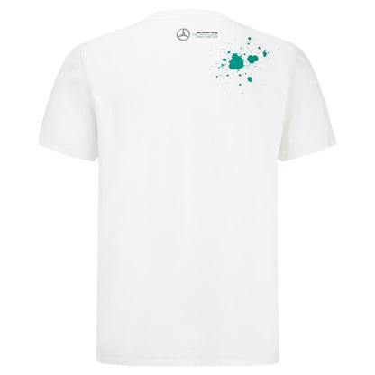 2022 Mercedes George Russell #63 T-Shirt (White)_1