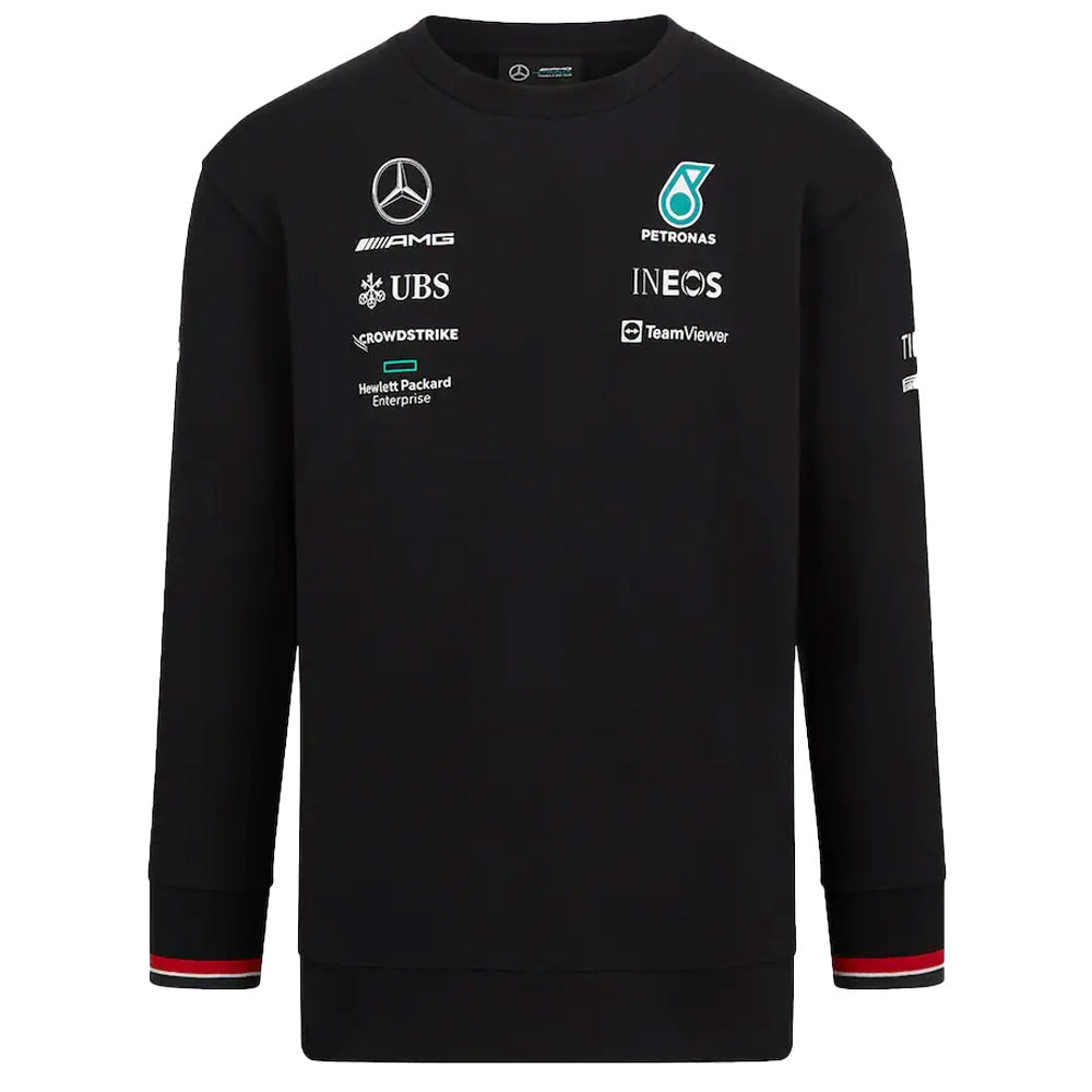 2022 Mercedes Team Crew Sweat (Black)_1