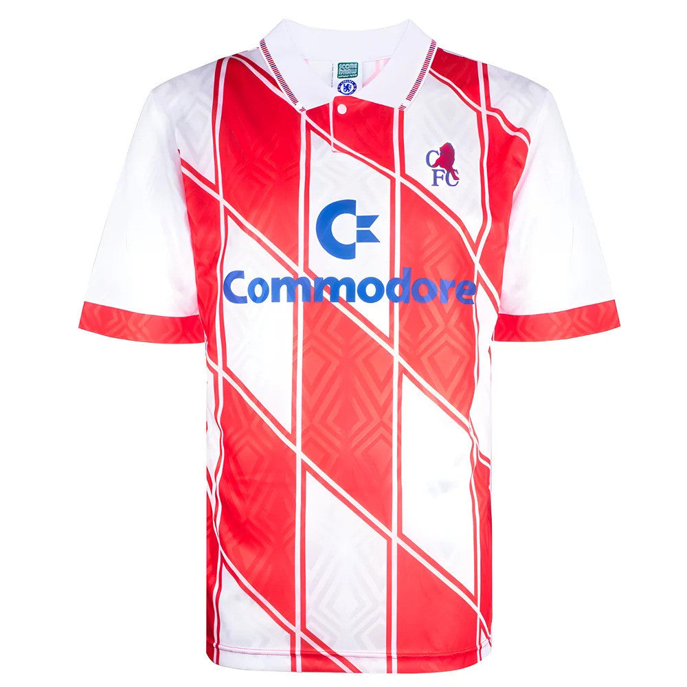 Chelsea 1990 Away Retro Football Shirt_0