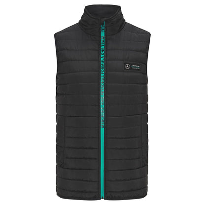 2023 Mercedes MAPF1 FW Mens Lightweight Padded Gilet (Black)_1