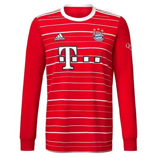 2022-2023 Bayern Munich Long Sleeve Home Shirt_1