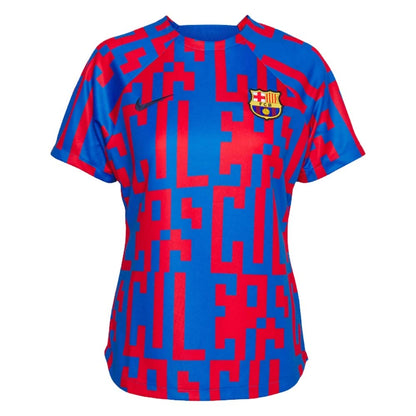 2022-2023 Barcelona Pre-Match Training Shirt (Blue) - Ladies_1
