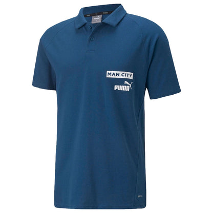 2022-2023 Man City Casuals Polo (Blue)_1