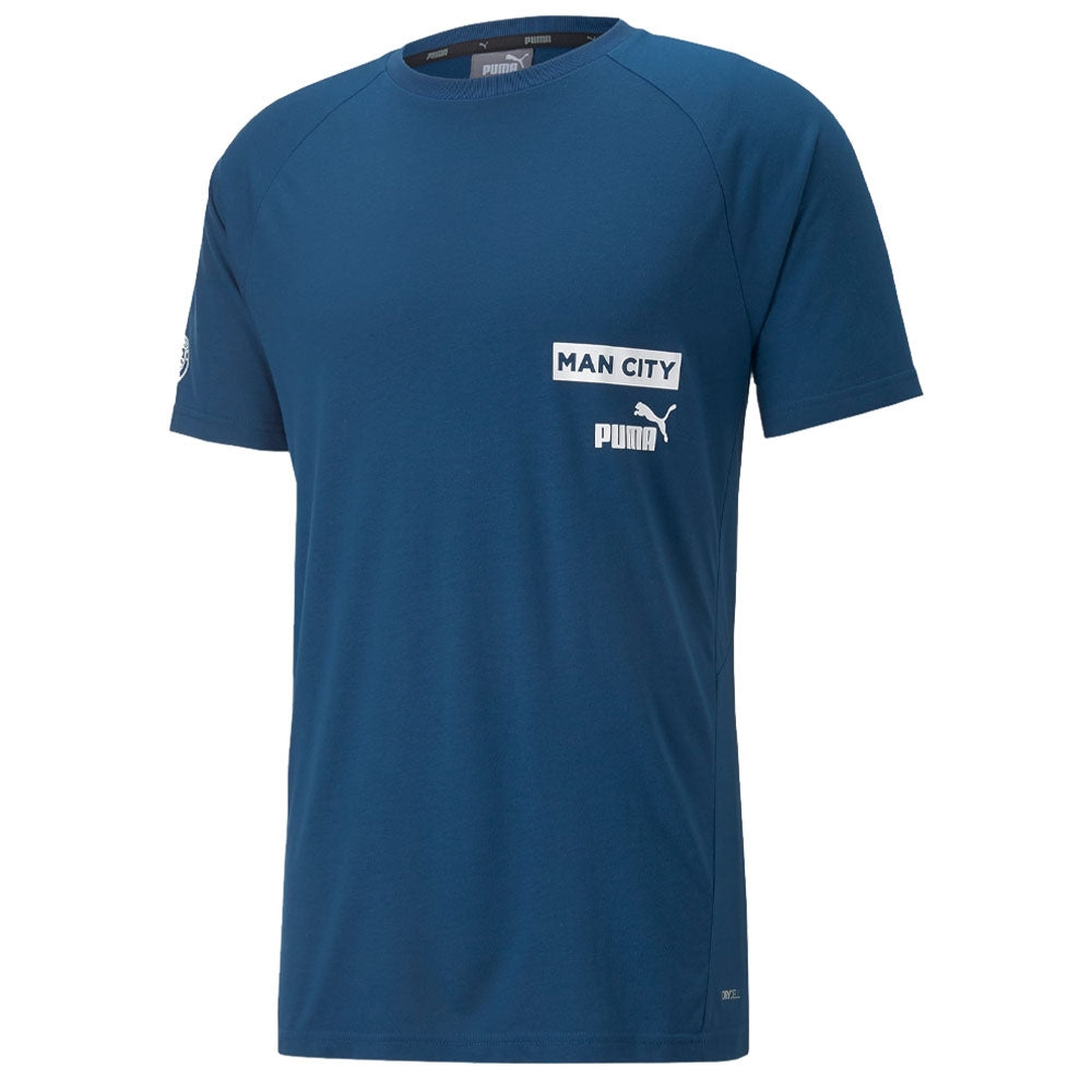 2022-2023 Man City Casuals Tee (Blue)_1
