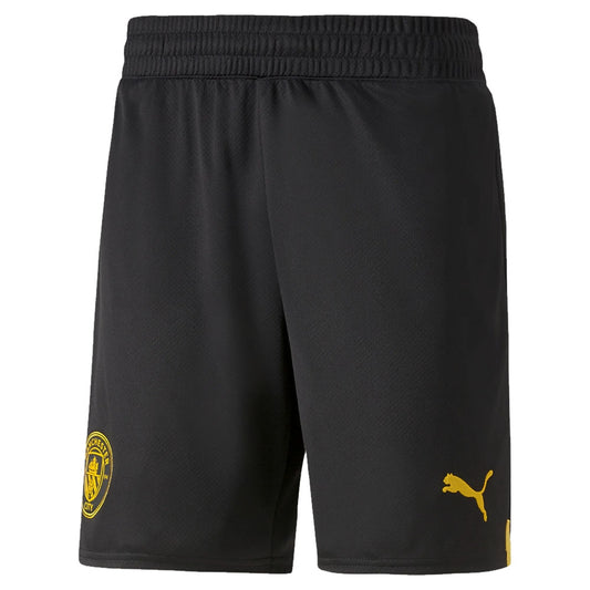 2022-2023 Man City Away Shorts (Black-Red)_1