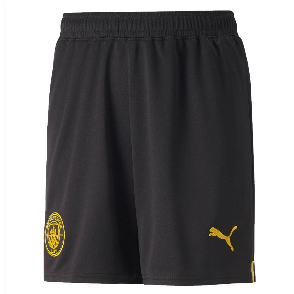2022-2023 Man City Away Shorts (Black) - Kids_1