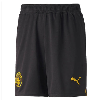 2022-2023 Man City Away Shorts (Black) - Kids_1