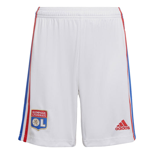 2022-2023 Olympique Lyon Home Shorts (White) - Kids_1