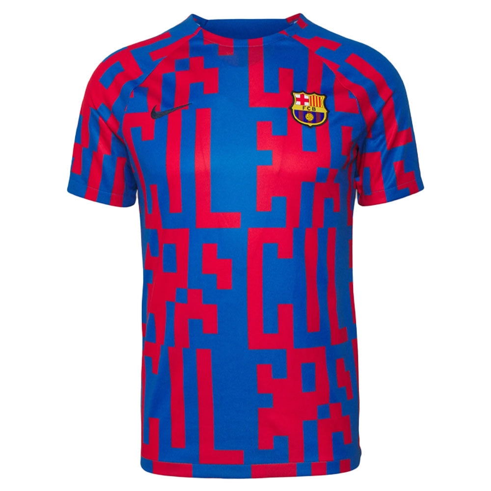 2022-2023 Barcelona Pre-Match Training Shirt (Blue)_1