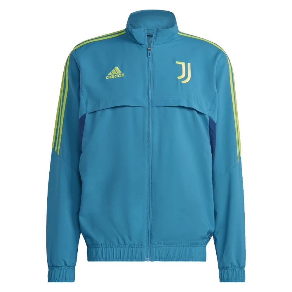 2022-2023 Juventus Presentation Jacket (Active Teal)_0