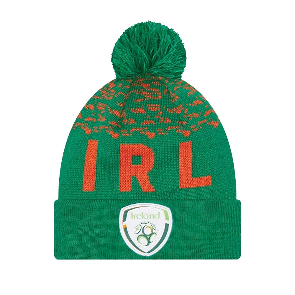 2022-2023 Ireland FAI Marl Bobble Cuff Beanie (Green)_1