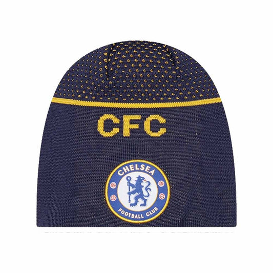 2022-2023 Chelsea Lion Crest Engineered Skull Beanie Navy_1