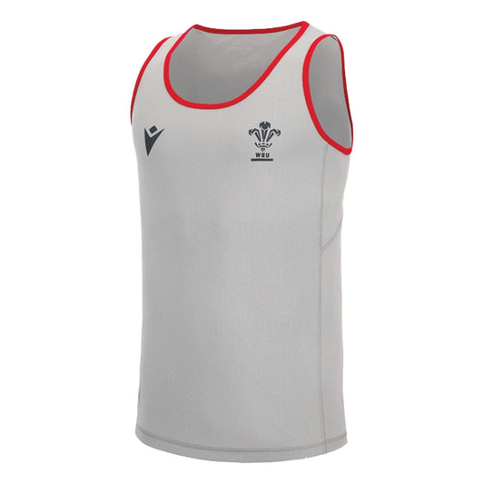 2022-2023 Wales WRU Training Poly Dry Singlet (Grey)_1