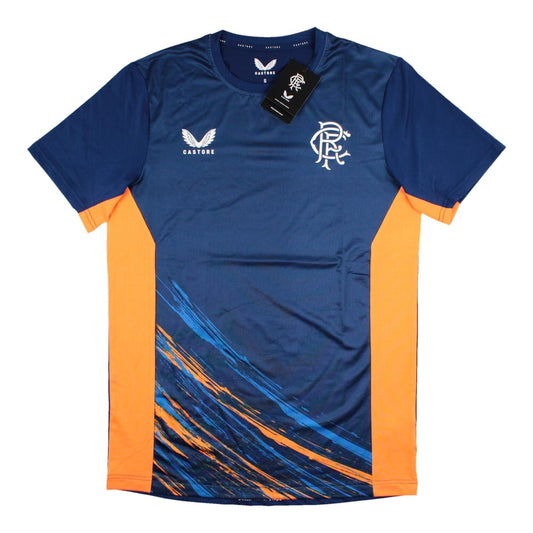 2022-2023 Rangers Match Day Tee (Navy-Orange)_1