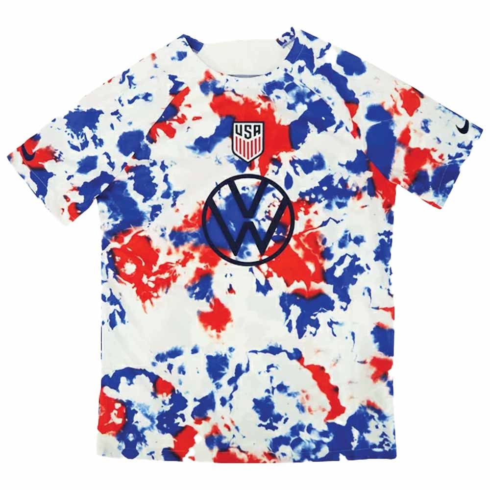 2022-2023 USA Pre-Match Training Shirt (White)_1
