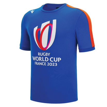 Macron RWC 2023 Rugby World Cup Cotton Tee (Blue)_1