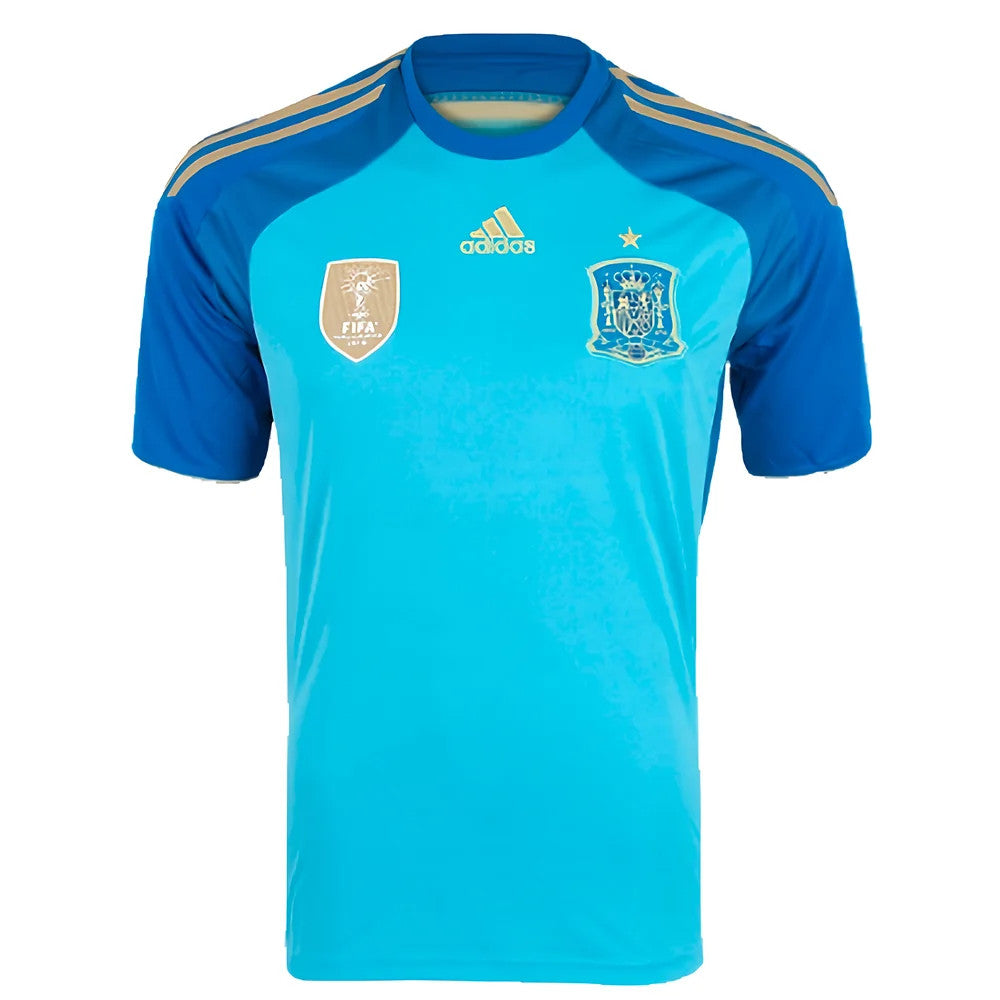 2014-2015 Spain Home Goalkeeper Shirt (Blue)_0