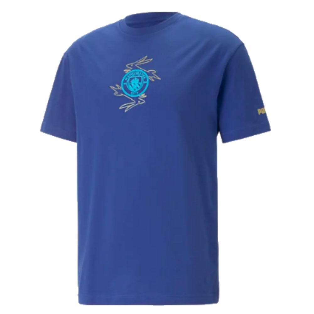 2022-2023 Man City Chinese New Year Graphic Tee (Blue)_1