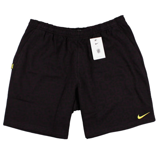 2022-2023 Brazil Fleece Graphic Football Shorts (Ash)_1