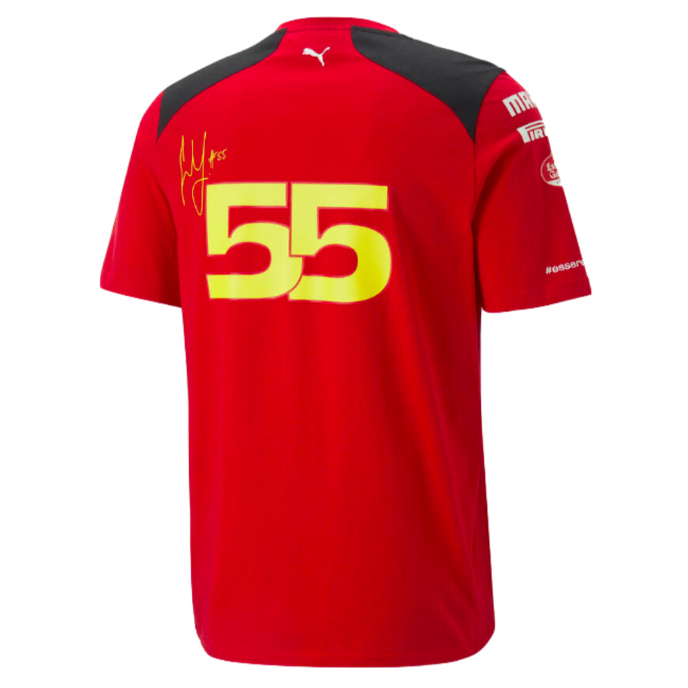 2023 Ferrari Carlos Sainz Driver Tee (Red)_1