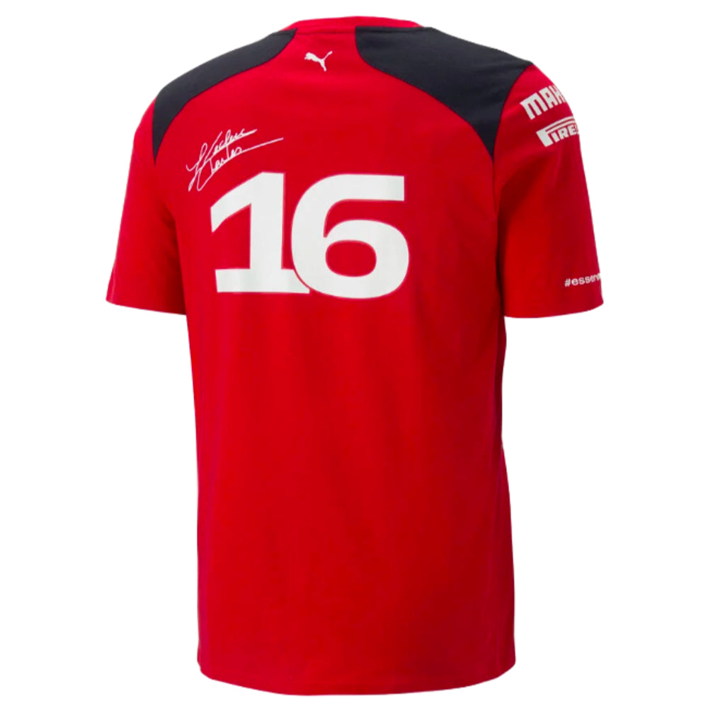 2023 Ferrari Charles Leclerc Driver Tee (Red)_1