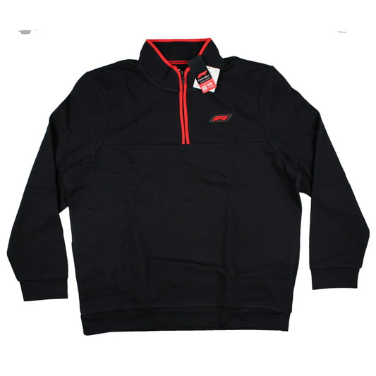 2023 Formula 1 Mens F1 Half Zip Sweat (Black)_1
