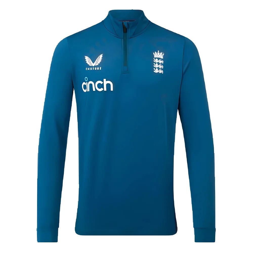 2023 England Cricket Training Half Zip Midlayer (Deep Dive)_1