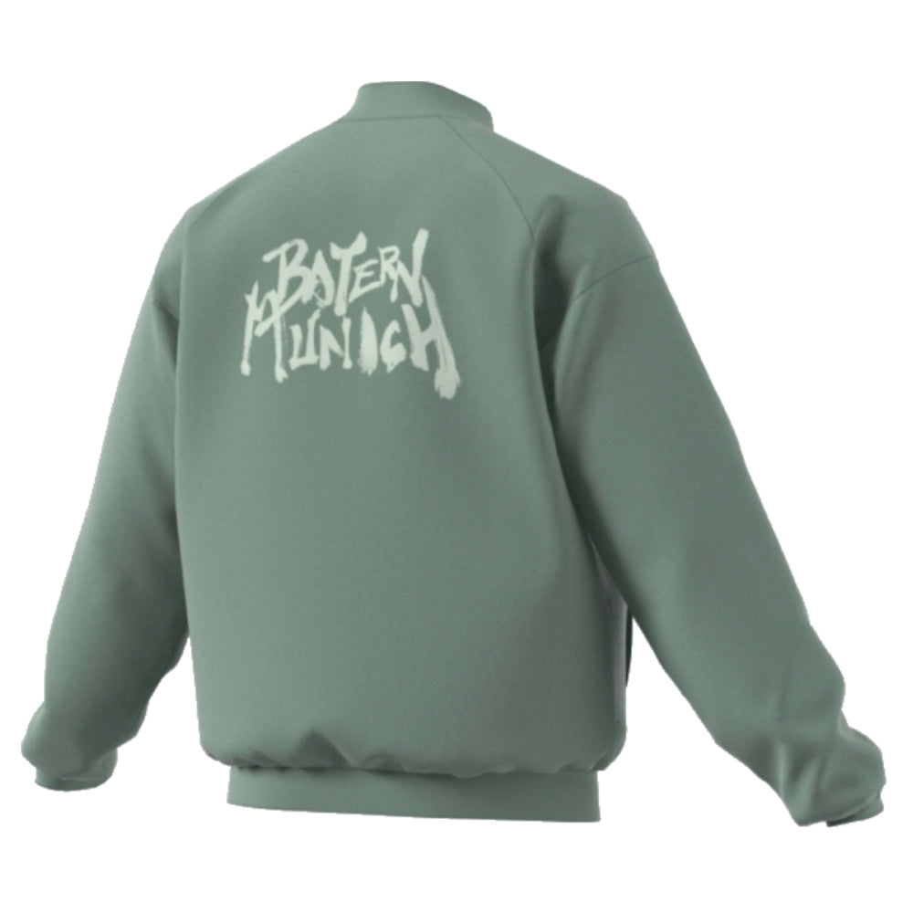 2022-2023 Bayern Munich Chinese Story Padded Jacket (Silver Green)_1