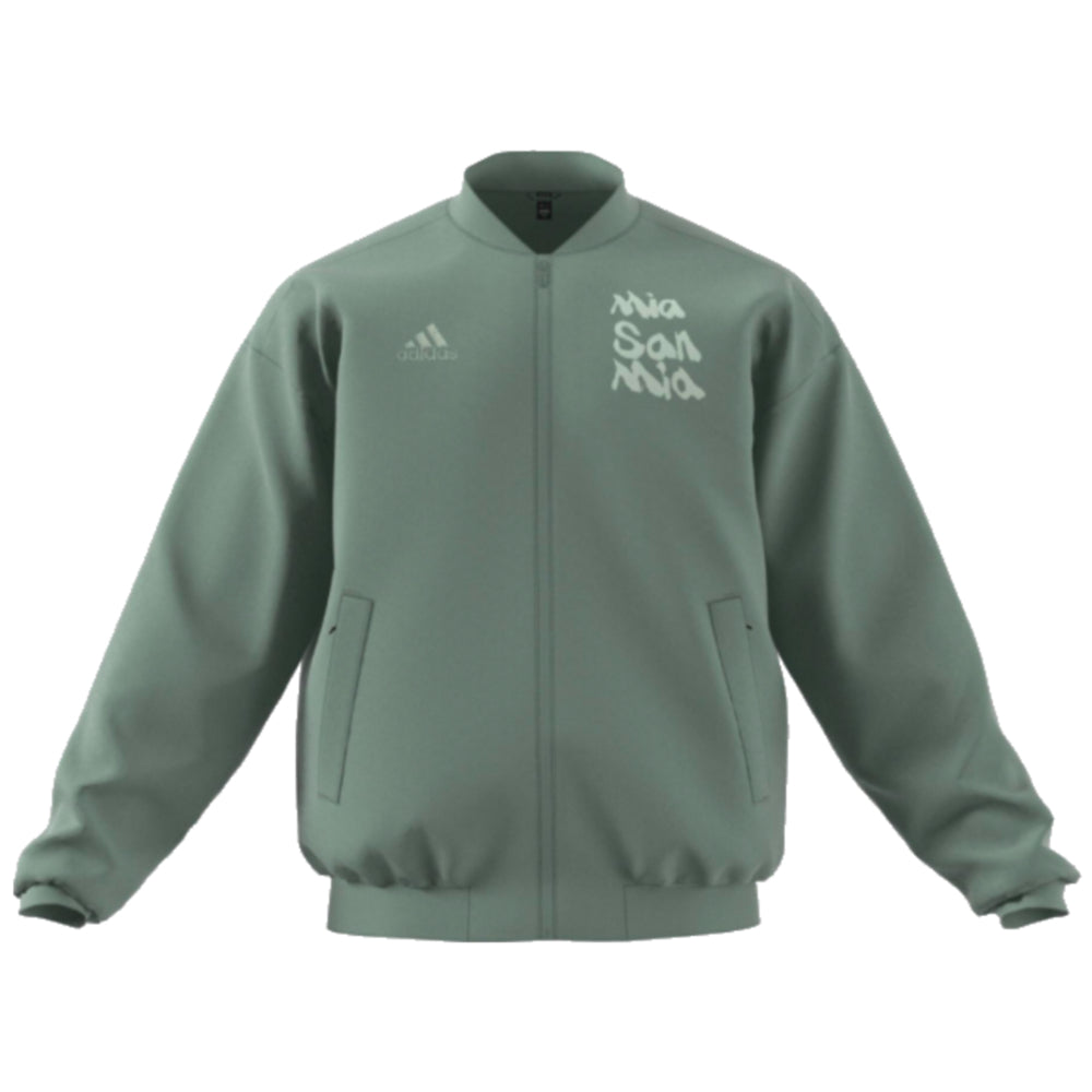 2022-2023 Bayern Munich Chinese Story Padded Jacket (Silver Green)_1