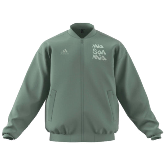 2022-2023 Bayern Munich Chinese Story Padded Jacket (Silver Green)_1