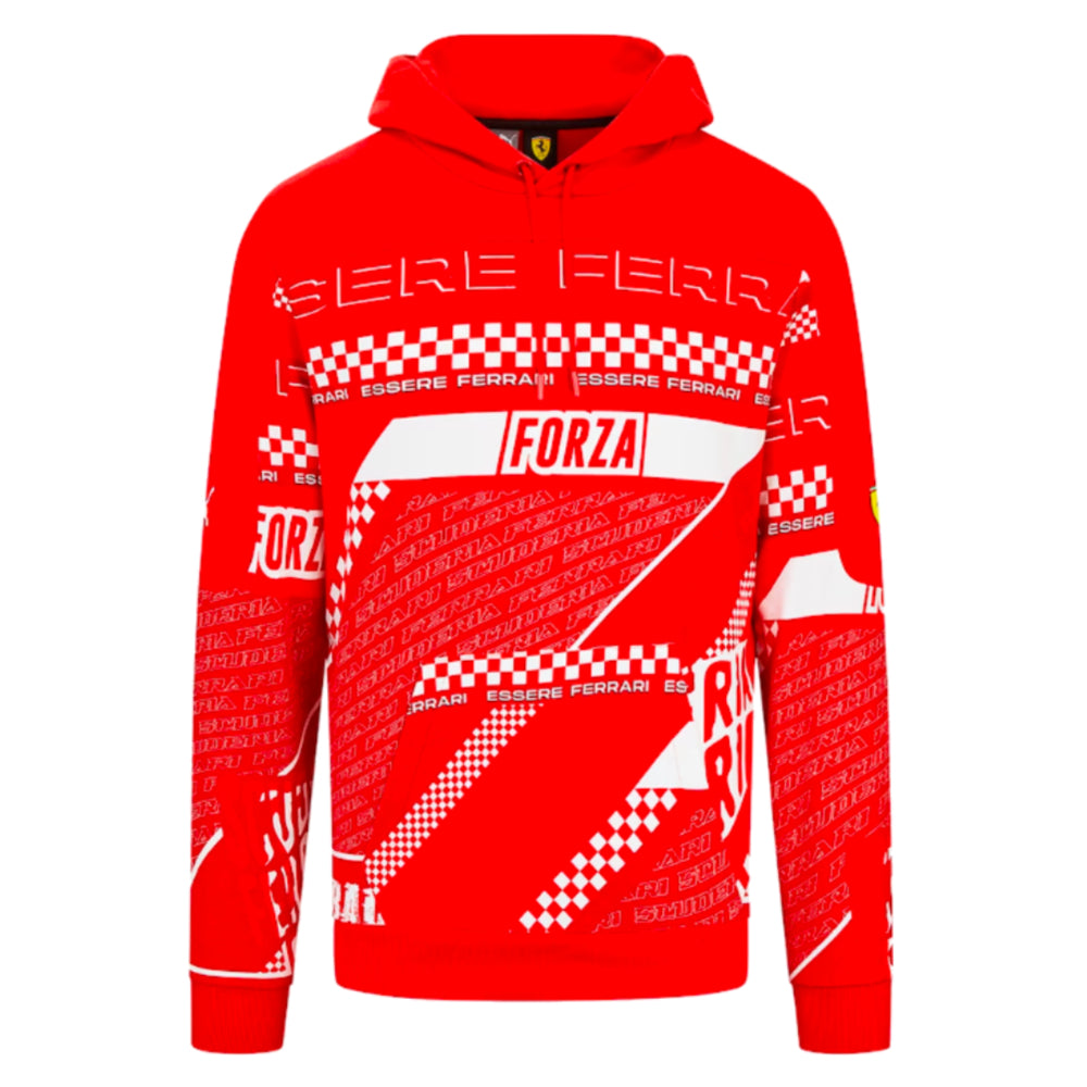 2023 Ferrari Graphic Hoody (Red)_1