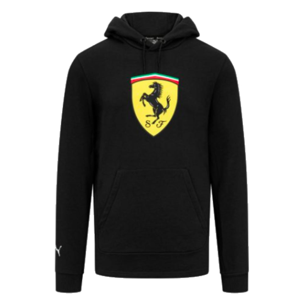 2023 Ferrari Fanwear Big Shield Hoodie (Black)_1