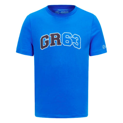 2023 Mercedes George Russell Logo Tee (Blue)_1