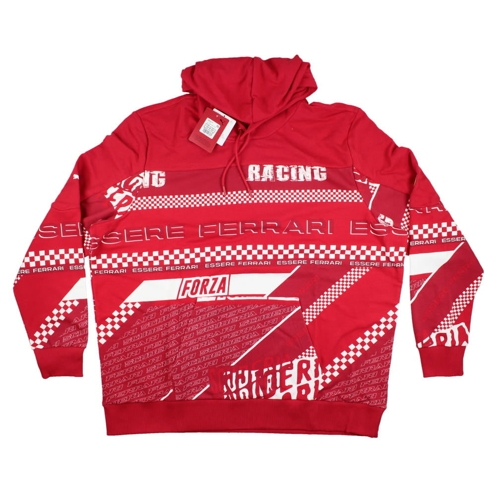 2023 Ferrari Fanwear Graphic Hoodie (Red)_1
