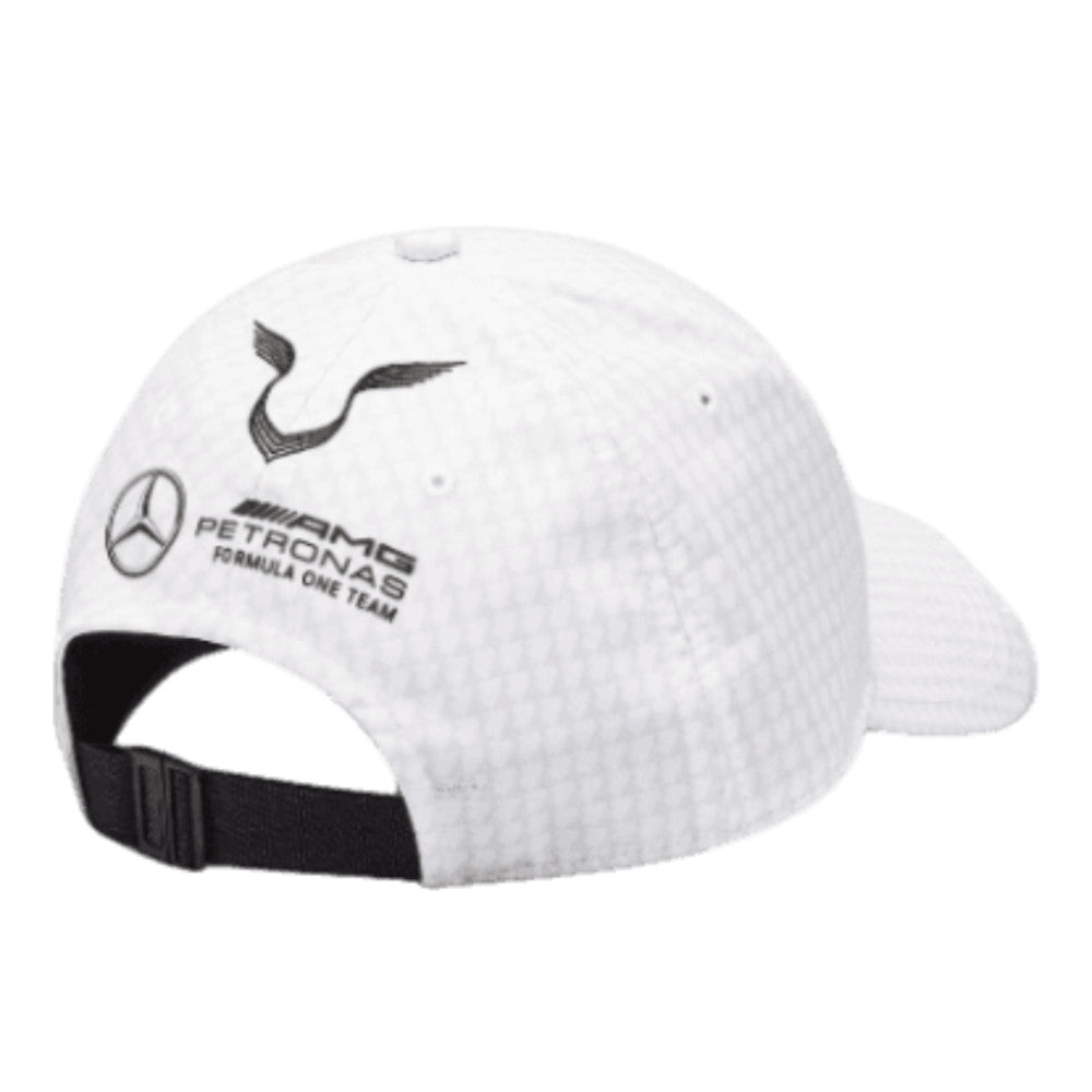 2023 Mercedes Lewis Hamilton Driver Cap (White)_2