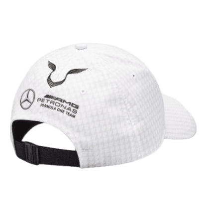 2023 Mercedes Lewis Hamilton Driver Cap (White)_2