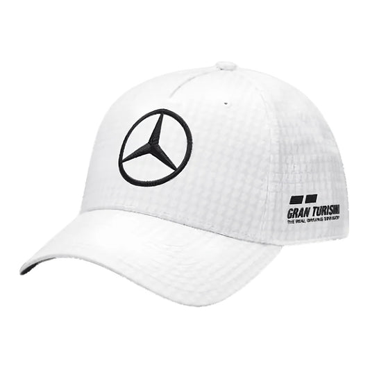 2023 Mercedes Lewis Hamilton Driver Cap (White)_2