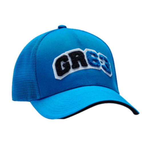 2023 Mercedes George Russell Trucker Cap (Blue)_1