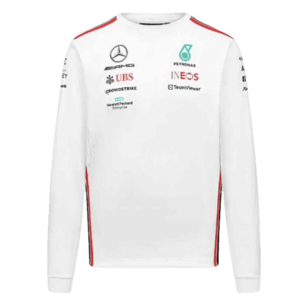 2023 Mercedes-AMG Team Long Sleeve Tee (White)_1