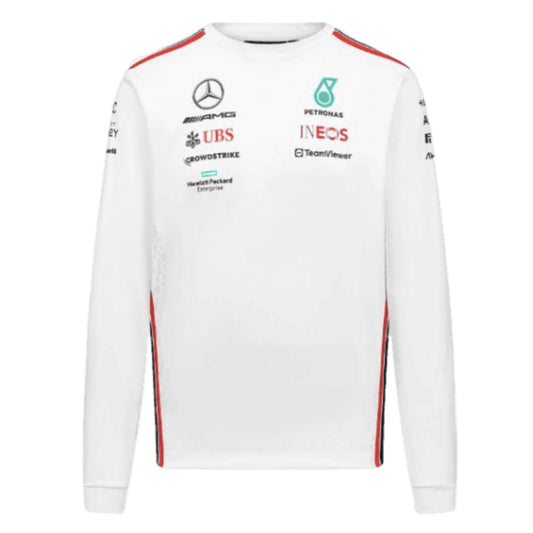 2023 Mercedes-AMG Team Long Sleeve Tee (White)_1