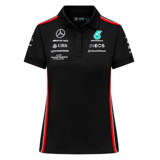2023 Mercedes-AMG Team Polo Shirt (Black) - Ladies_1