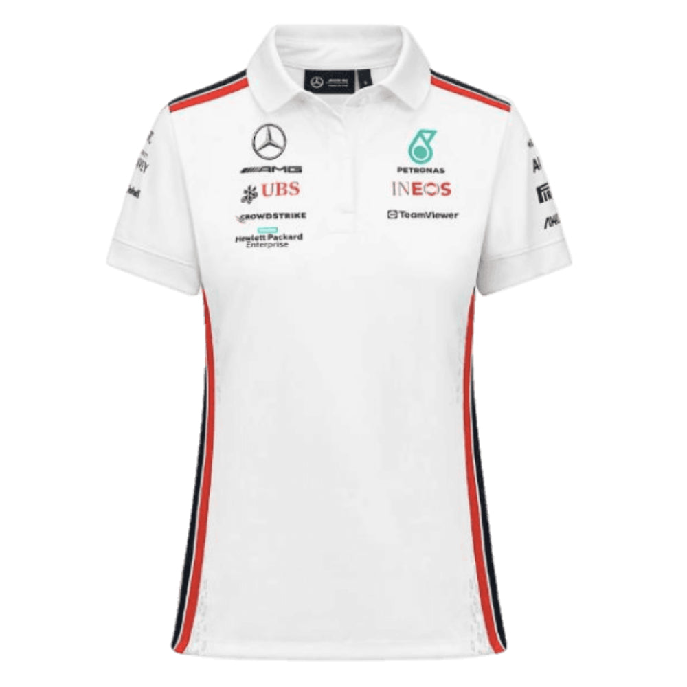 2023 Mercedes-AMG Team Polo Shirt (White) - Ladies_1