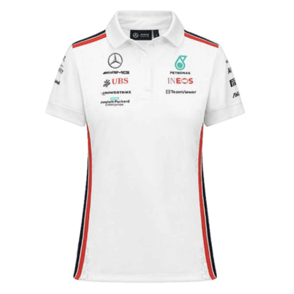 2023 Mercedes-AMG Team Polo Shirt (White) - Ladies_1