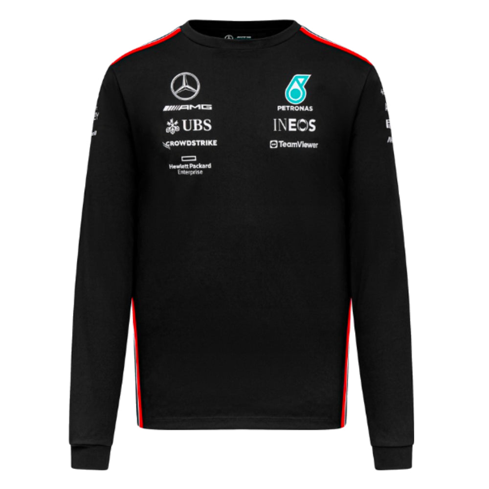2023 Mercedes-AMG Team Long Sleeve Tee (Black)_1
