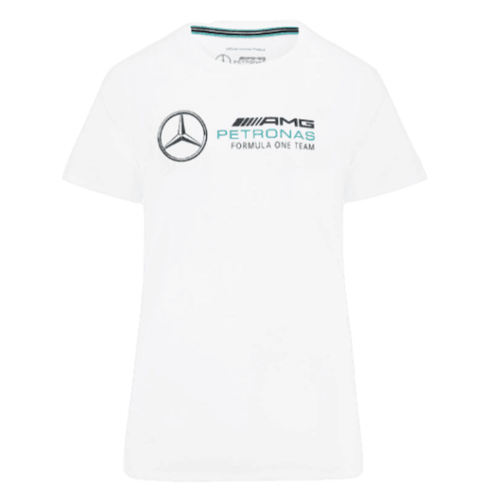 2023 Mercedes-AMG Petronas Large Logo T-Shirt (White) - Ladies_1
