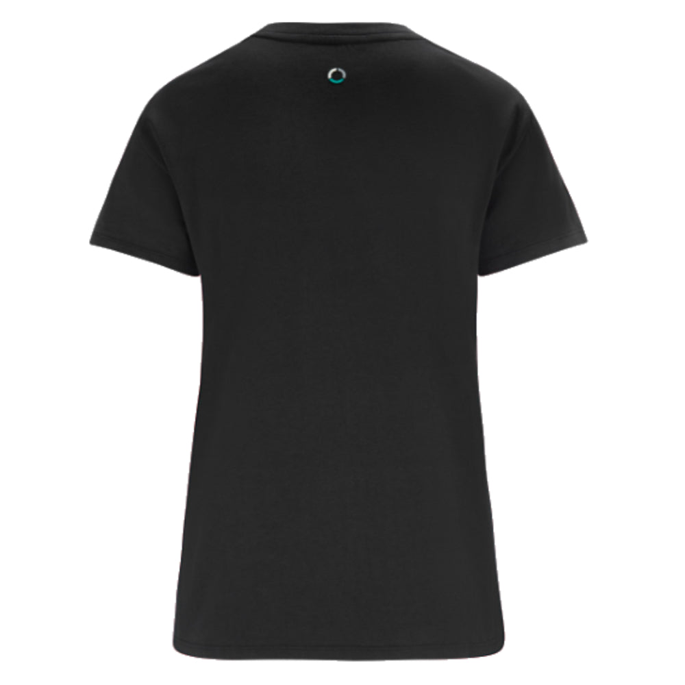 2023 Mercedes Large Logo Tee (Black) - Ladies_1