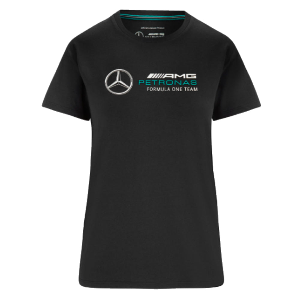 2023 Mercedes Large Logo Tee (Black) - Ladies_1