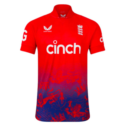 2023 England Cricket T20 Pro SS Jersey (Red)_1